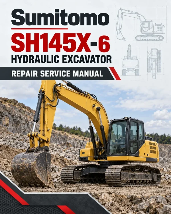 Sumitomo SH145X-6 Hydraulic Excavator Repair Service Manual