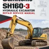Sumitomo SH160-3 Hydraulic Excavator Repair Service Manual