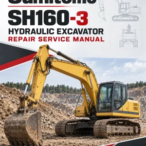 Sumitomo SH160-3 Hydraulic Excavator Repair Service Manual