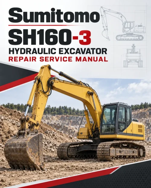 Sumitomo SH160-3 Hydraulic Excavator Repair Service Manual