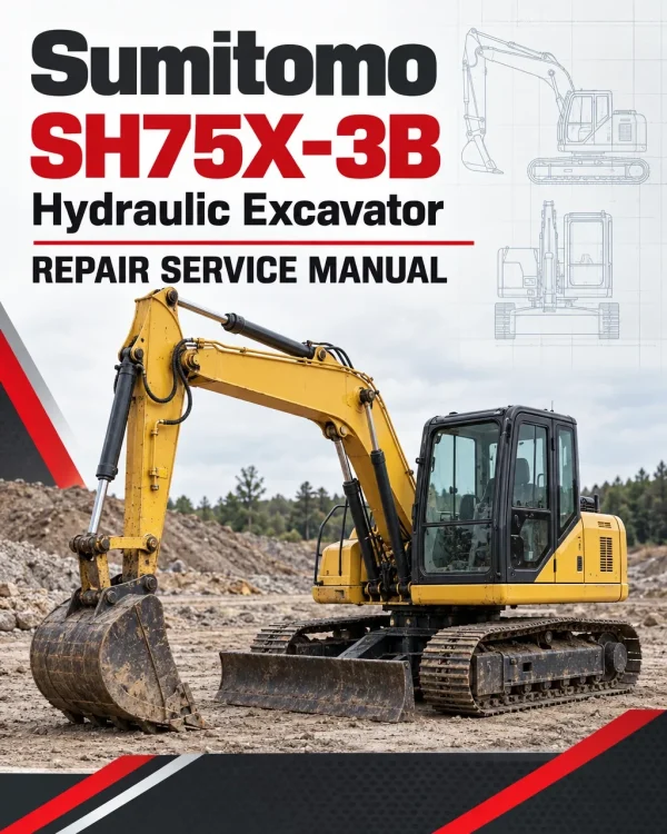 Sumitomo SH75X-3B Hydraulic Excavator Repair Service Manual Sumitomo SH75X-3B Hydraulic Excavator Repair Service Manual