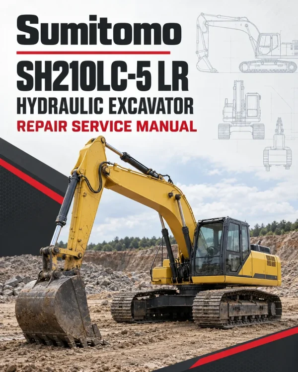 Sumitomo SH210LC-5 LR Hydraulic Excavator Repair Service Manual