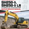 Sumitomo SH250-5, SH250-5 LR Hydraulic Excavator Repair Service Manual