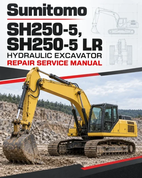 Sumitomo SH250-5, SH250-5 LR Hydraulic Excavator Repair Service Manual
