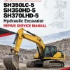 Sumitomo SH350LC-5, SH350HD-5, SH370LHD-5 Hydraulic Excavator Repair Service Manual Sumitomo SH350LC-5, SH350HD-5, SH370LHD-5 Hydraulic Excavator Repair Service Manual
