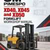 OM Pimespo XD40, XD45 and XD50 Forklift Workshop Manual OM Pimespo XD40, XD45 and XD50 Forklift Workshop Manual