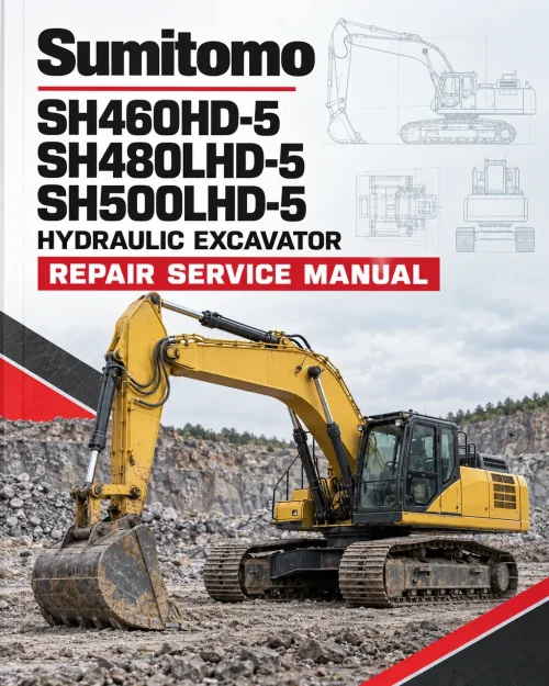 Sumitomo SH460HD-5, SH480LHD-5, SH500LHD-5 Hydraulic Excavator Repair Service Manual