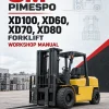 OM Pimespo XD100, XD60, XD70, XD80 Forklift Workshop Manual