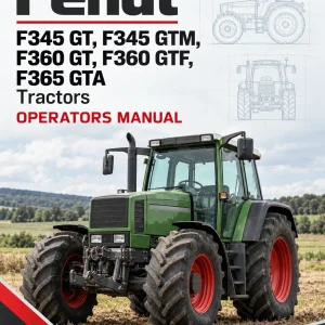 Fendt F345 GT, F345 GTM, F360 GT, F360 GTF, F365 GTA Tractors Operators Manual Fendt F345 GT, F345 GTM, F360 GT, F360 GTF, F365 GTA Tractors Operators Manual
