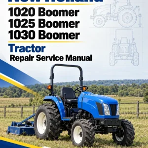 New Holland 1020 Boomer, 1025 Boomer, 1030 Boomer Tractor Repair Service Manual New Holland 1020 Boomer, 1025 Boomer, 1030 Boomer Tractor Repair Service Manual