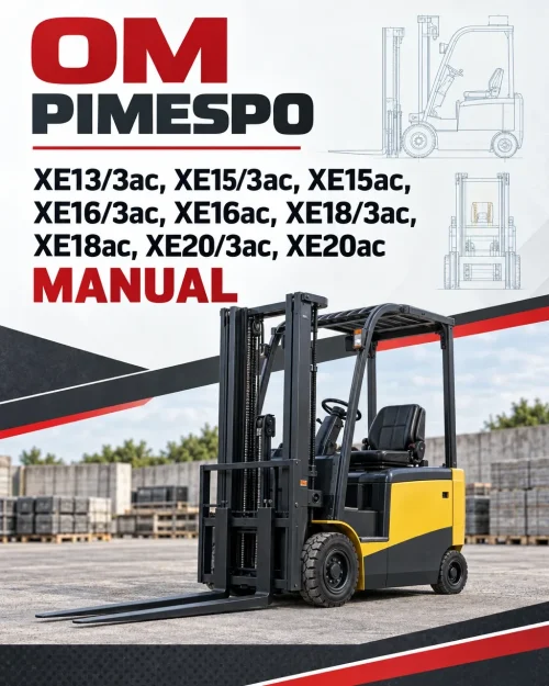 OM Pimespo XE13/3ac, XE15/3ac, XE15ac, XE16/3ac, XE16ac, XE18/3ac, XE18ac, XE20/3ac, XE20ac Manual