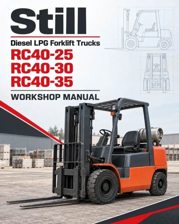 Still Diesel LPG Forklift Trucks RC40: RC40-25, RC40-30, RC40-35 Workshop Manual