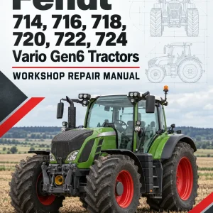 Fendt 714, 716, 718, 720, 722, 724 Vario Gen6 Tractors Workshop Repair Manual