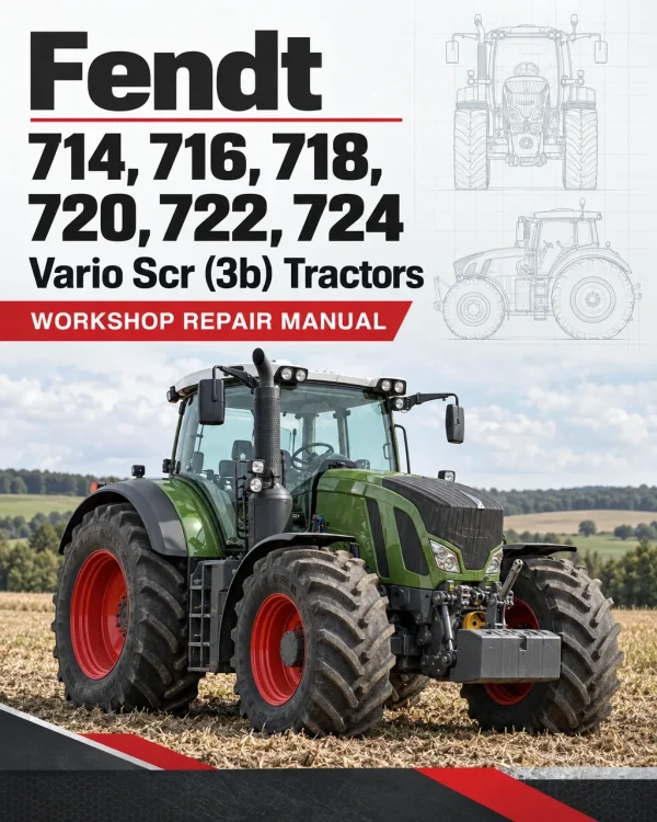Fendt 714, 716, 718, 720, 722, 724 Vario Scr (3b) Tractors Workshop Repair Manual Fendt 714, 716, 718, 720, 722, 724 Vario Scr (3b) Tractors Workshop Repair Manual