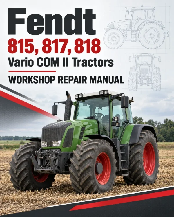 Fendt 815, 817, 818 Vario COM II Tractors Workshop Repair Manual Fendt 815, 817, 818 Vario COM II Tractors Workshop Repair Manual