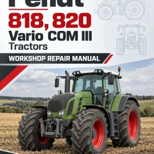 Fendt 818, 820 Vario COM III Tractors Workshop Repair Manual
