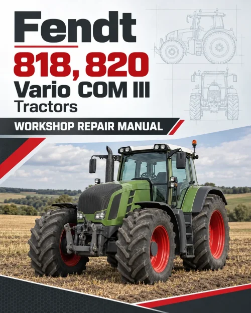 Fendt 818, 820 Vario COM III Tractors Workshop Repair Manual
