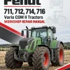 Fendt 711, 712, 714, 716 Vario COM II Tractors Workshop Repair Manual