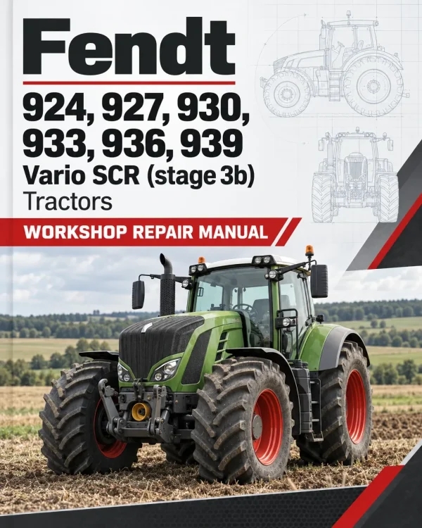Fendt 924, 927, 930, 933, 936, 939 Vario SCR (stage 3b) Tractors Workshop Repair Manual Fendt 924, 927, 930, 933, 936, 939 Vario SCR (stage 3b) Tractors Workshop Repair Manual