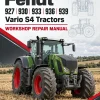 Fendt 927, 930, 933, 936, 939 Vario S4 Tractors Workshop Repair Manual