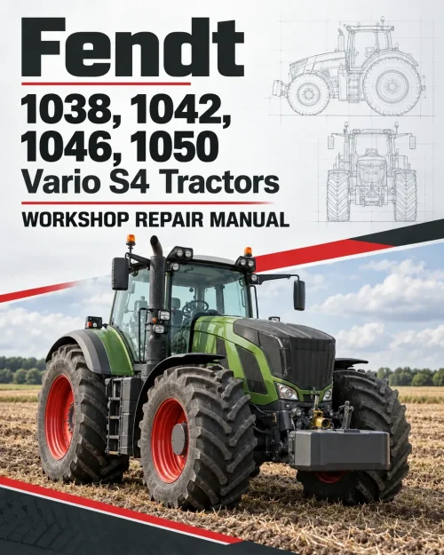 Fendt 1038, 1042, 1046, 1050 Vario S4 Tractors Workshop Repair Manual Fendt 1038, 1042, 1046, 1050 Vario S4 Tractors Workshop Repair Manual