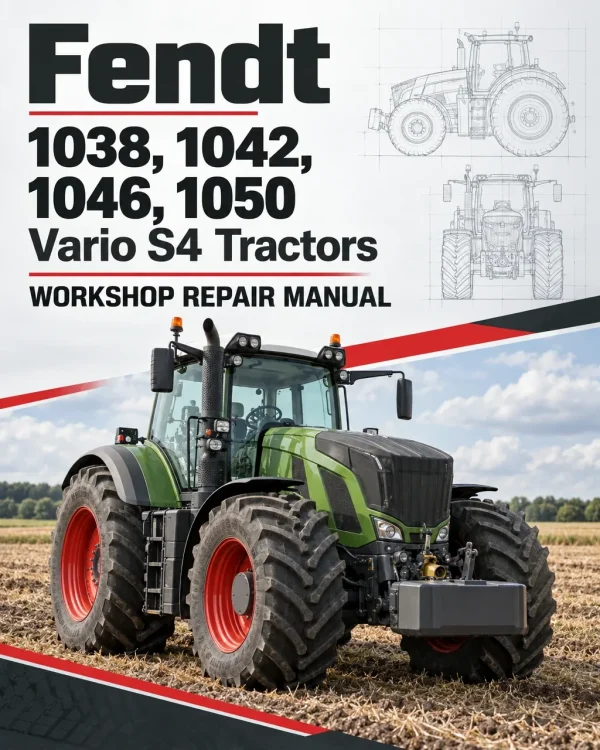 Fendt 1038, 1042, 1046, 1050 Vario S4 Tractors Workshop Repair Manual Fendt 1038, 1042, 1046, 1050 Vario S4 Tractors Workshop Repair Manual