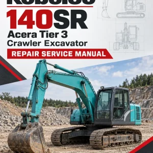 Kobelco 140SR Acera Tier 3 Crawler Excavator Repair Service Manual