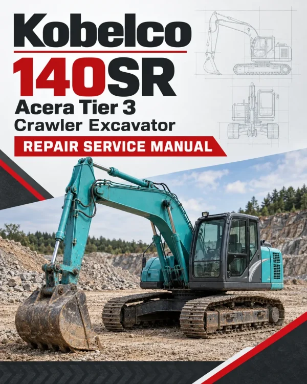 Kobelco 140SR Acera Tier 3 Crawler Excavator Repair Service Manual Kobelco 140SR Acera Tier 3 Crawler Excavator Repair Service Manual