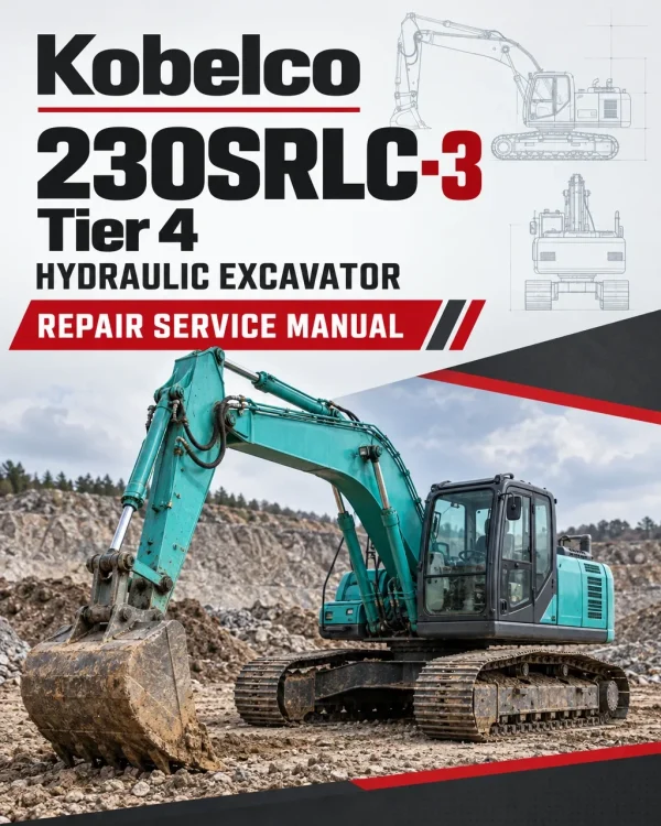 Kobelco 230SRLC-3 Tier 4 Hydraulic Excavator Repair Service Manual Kobelco 230SRLC-3 Tier 4 Hydraulic Excavator Repair Service Manual