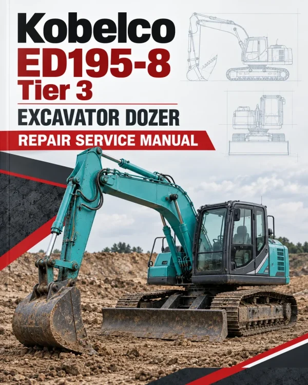 Kobelco ED195-8 Tier 3 Excavator Dozer Repair Service Manual