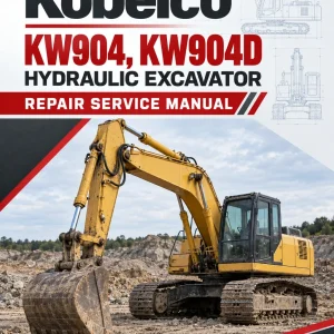 Kobelco KW904, KW904D Hydraulic Excavator Repair Service Manual