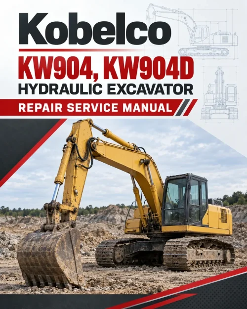 Kobelco KW904, KW904D Hydraulic Excavator Repair Service Manual Kobelco KW904, KW904D Hydraulic Excavator Repair Service Manual