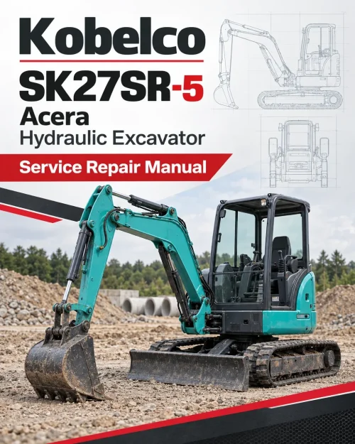 Kobelco SK27SR-5 Acera Hydraulic Excavator Repair Service Manual Kobelco SK27SR-5 Acera Hydraulic Excavator Repair Service Manual