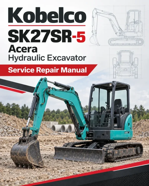 Kobelco SK27SR-5 Acera Hydraulic Excavator Repair Service Manual Kobelco SK27SR-5 Acera Hydraulic Excavator Repair Service Manual