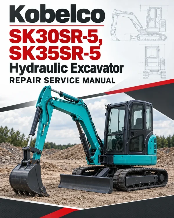 Kobelco SK30SR-5, SK35SR-5 Hydraulic Excavator Repair Service Manual Kobelco SK30SR-5, SK35SR-5 Hydraulic Excavator Repair Service Manual