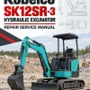 Kobelco SK12SR-3 Hydraulic Excavator Repair Service Manual