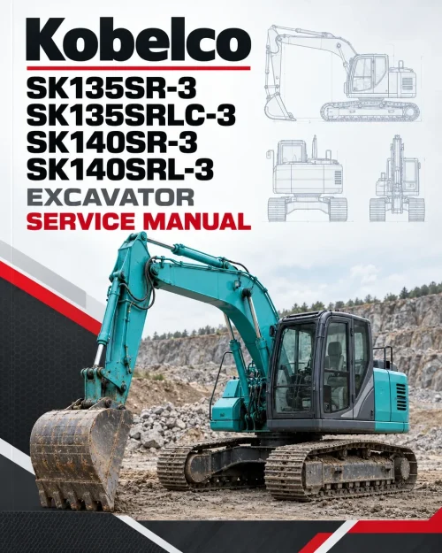 Kobelco SK135SR-3, SK135SRLC-3, SK140SR-3, SK140SRL-3 Excavator Service Manual