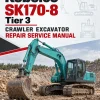 Kobelco SK170-8 Tier 3 Crawler Excavator Repair Service Manual