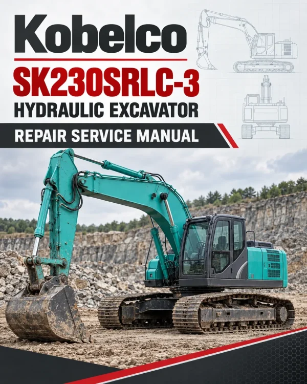 Kobelco SK230SRLC-3 Hydraulic Excavator Repair Service Manual Kobelco SK230SRLC-3 Hydraulic Excavator Repair Service Manual