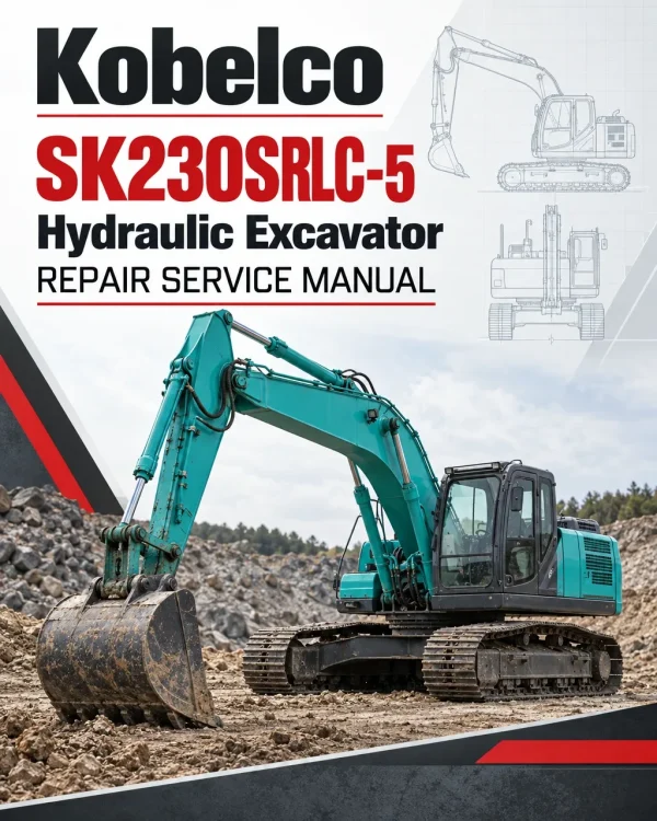 Kobelco SK230SRLC-5 Hydraulic Excavator Repair Service Manual