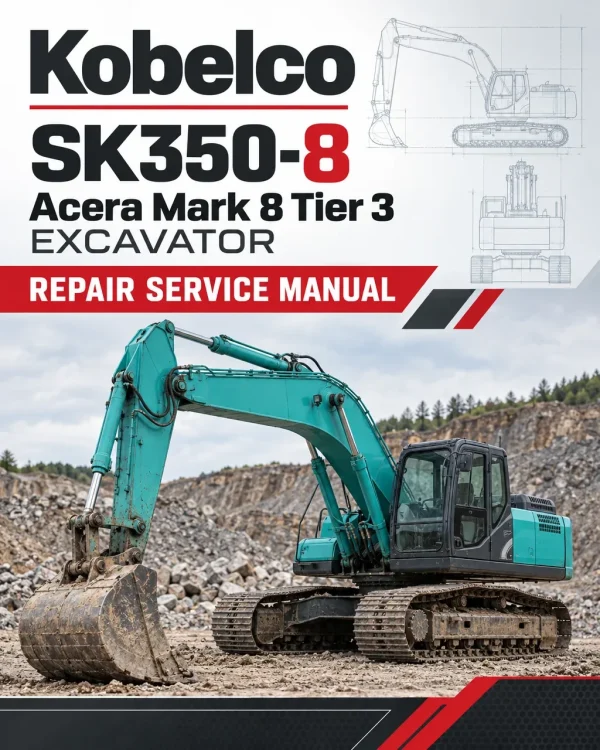 Kobelco SK350-8 Acera Mark 8 Tier 3 Excavator Repair Service Manual Kobelco SK350-8 Acera Mark 8 Tier 3 Excavator Repair Service Manual