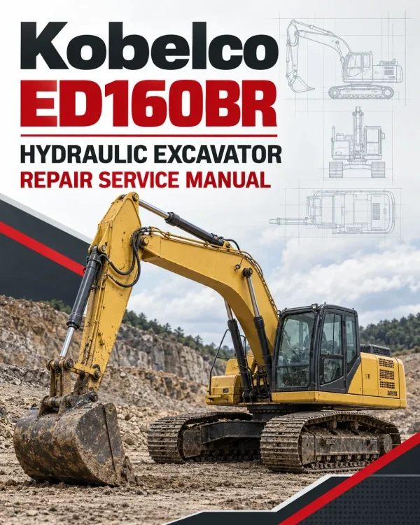 Kobelco ED160BR Hydraulic Excavator Repair Service Manual Kobelco ED160BR Hydraulic Excavator Repair Service Manual