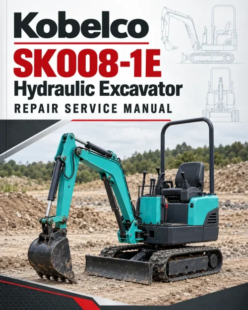 Kobelco SK008-1E Hydraulic Excavator Repair Service Manual Kobelco SK008-1E Hydraulic Excavator Repair Service Manual