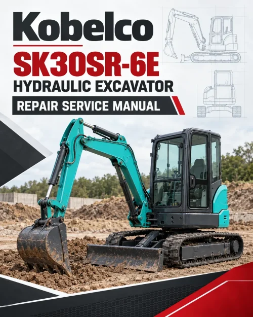 Kobelco SK30SR-6E Hydraulic Excavator Repair Service Manual Kobelco SK30SR-6E Hydraulic Excavator Repair Service Manual