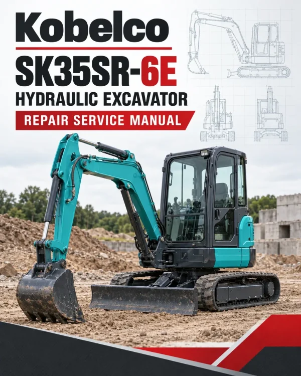 Kobelco SK35SR-6E Hydraulic Excavator Repair Service Manual