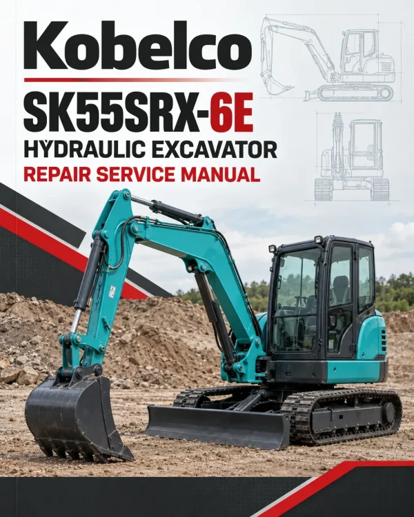 Kobelco SK55SRX-6E Hydraulic Excavator Repair Service Manual