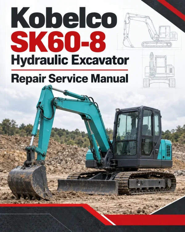 Kobelco SK60-8 Hydraulic Excavator Repair Service Manual