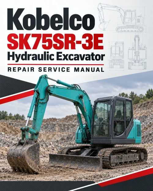 Kobelco SK75SR-3E Hydraulic Excavator Repair Service Manual Kobelco SK75SR-3E Hydraulic Excavator Repair Service Manual