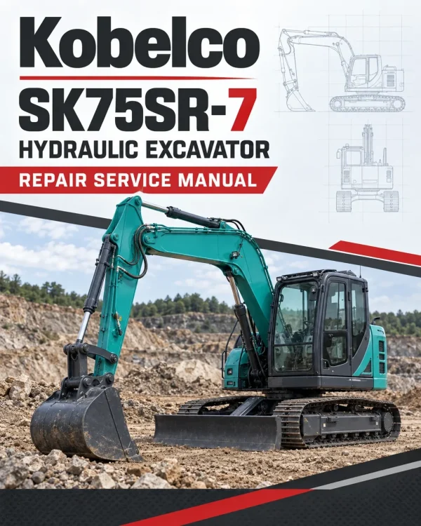 Kobelco SK75SR-7 Hydraulic Excavator Repair Service Manual Kobelco SK75SR-7 Hydraulic Excavator Repair Service Manual