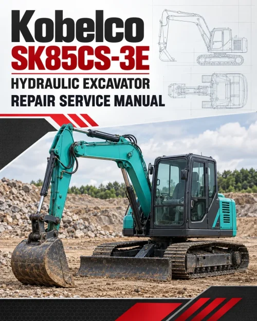 Kobelco SK85CS-3E Hydraulic Excavator Repair Service Manual